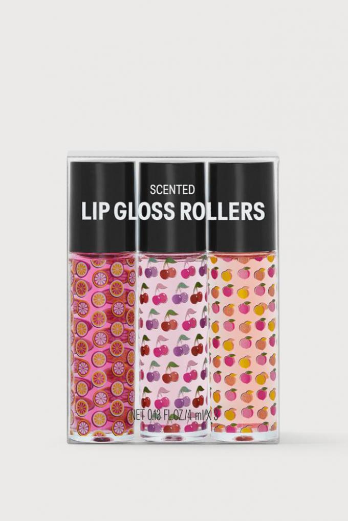 Roll-on lipgloss met geur