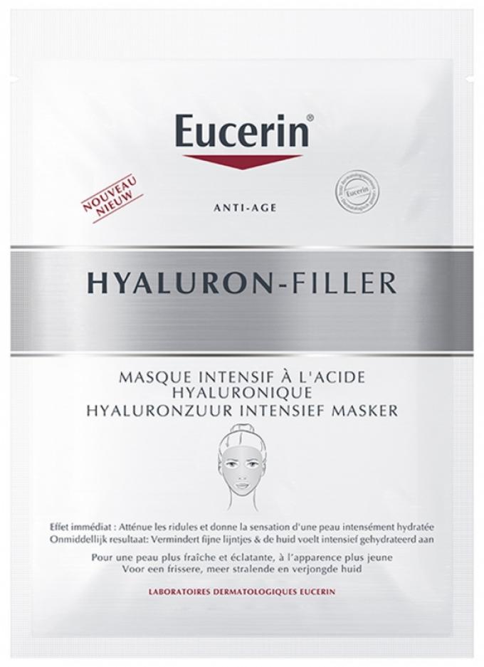 Eucerin, Hyaluron-Filler, Masque intensif à l’acide hyaluronique, 1 pièce