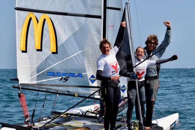 Henri Demesmaeker Wereldkampioen Nacra 15 Catamaranzeilen Kw Be