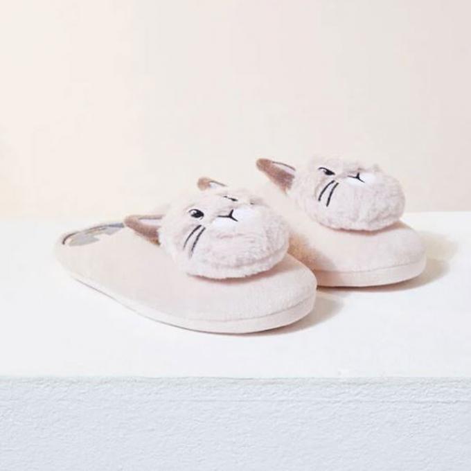 Pantoffels met eekhoorn