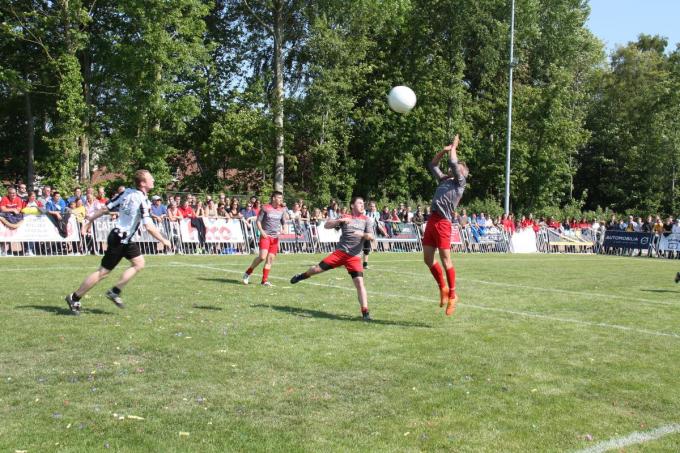 De krachtbalfederatie hoopt opnieuw een bekerfinale te kunnen organiseren zoals de topper tussen Sint-Michiels en Jabbeke.© JV