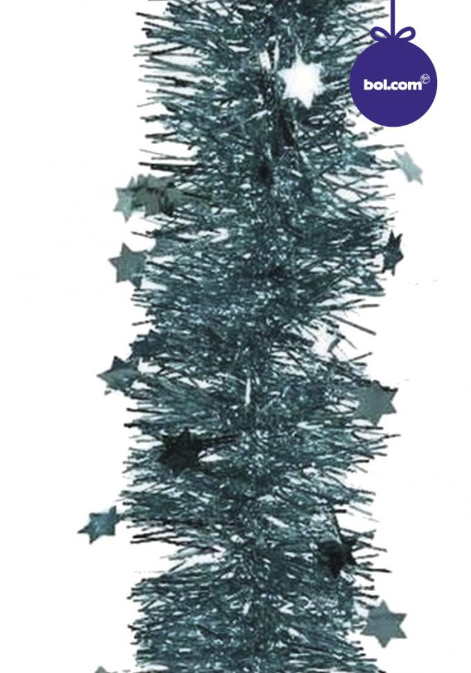 Gold & glam: kerstslinger kralen Turquoise blauw