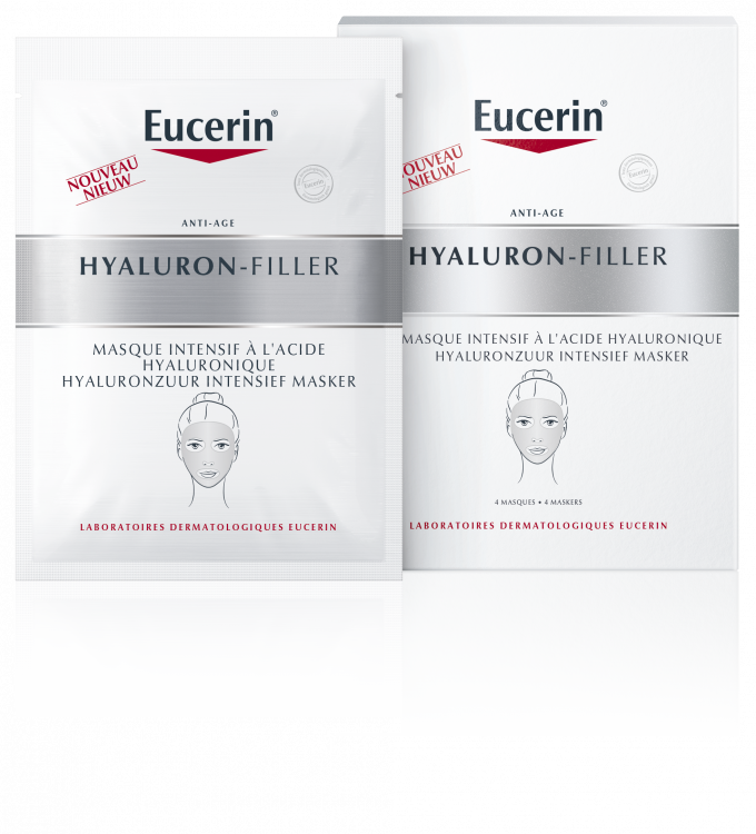 6. Hyaluron-Filler Hyaluronzuur Intensief Masker (Eucerin, 1 stuk)