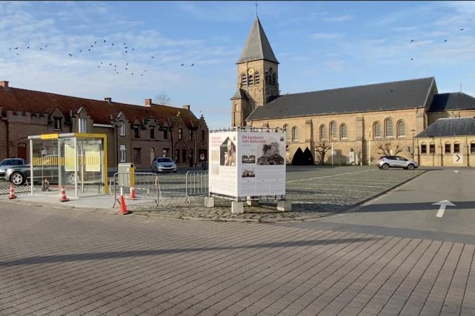 Geluveldplaats, zo heet het marktplein van Geluveld nu nog.© KVdm