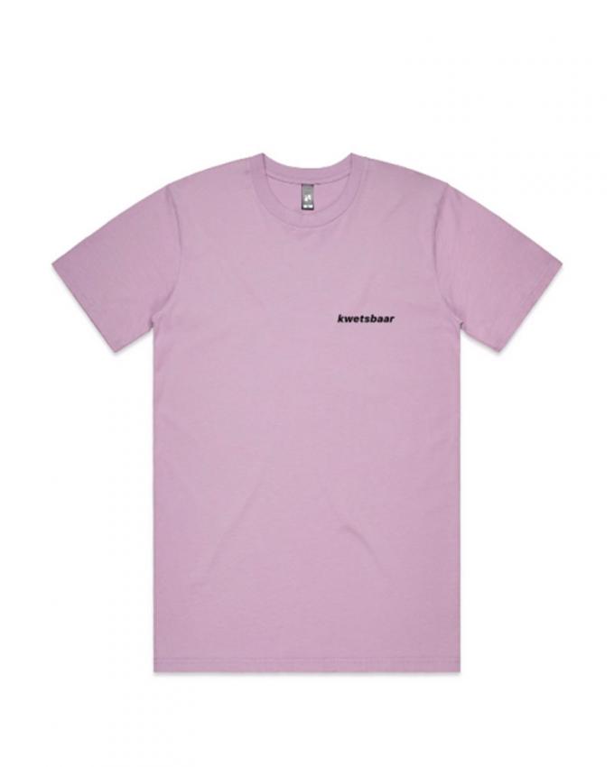 Paarse 'Kwetsbaar'-T-shirt