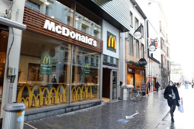 De nieuwe McDonald's in de Vlaanderenstraat.©Peter MAENHOUDT