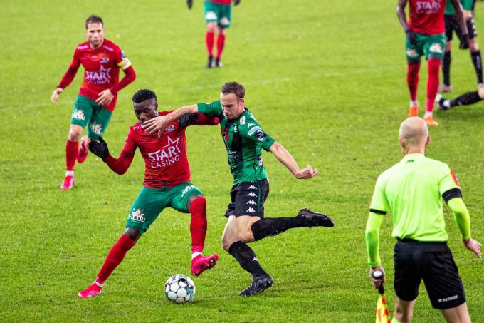 Cercle kon niet winnen tegen Oostende en moet nu bij Charleroi de drie punten zoeken.©KURT DESPLENTER BELGA