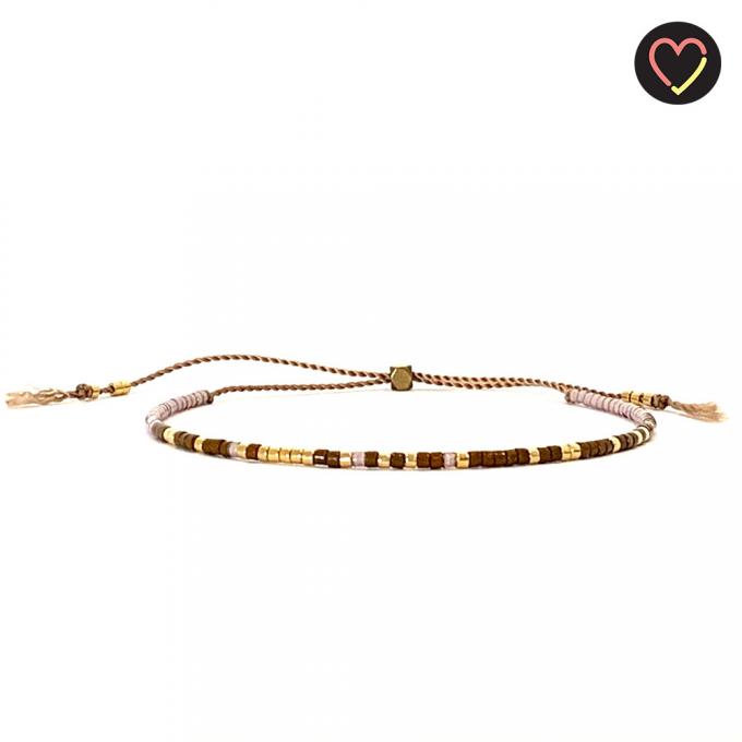 Armbandje met 'smile' in morsecode