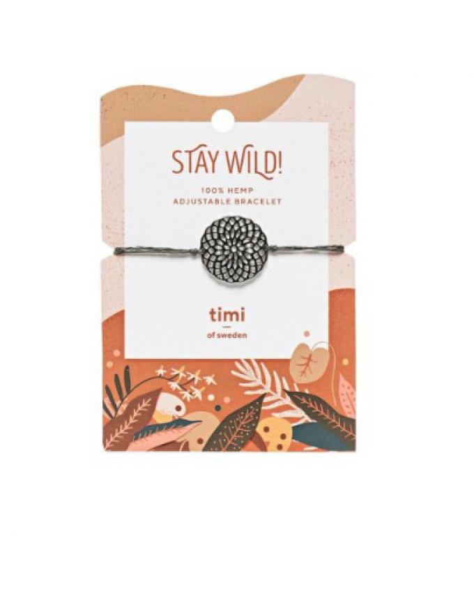 Armbandje 'Stay wild'