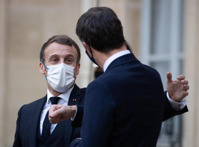 Emmanuel Macron en Alexander De Croo kwamen onlangs nog met elkaar in contact.©BENOIT DOPPAGNE BELGA