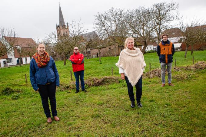 We zien Elyne Meulenberghs, Tom Migom, Christa Vaneenoo en Peter-Jan Hallemeersch.©Davy Coghe Davy Coghe