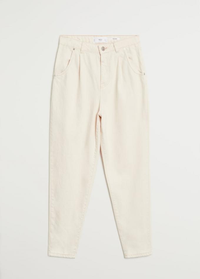 Witte slouchy jeans