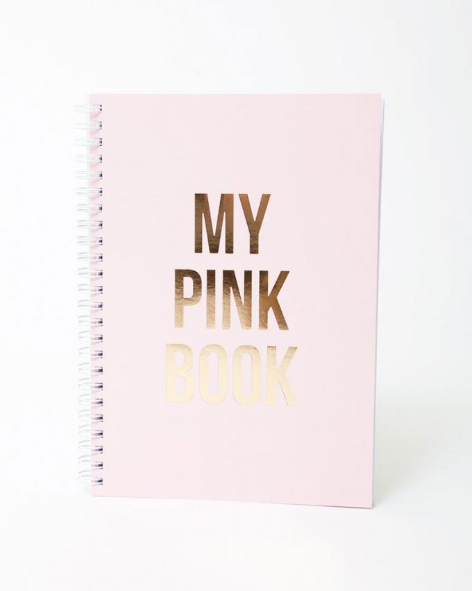 Roze notitieboek