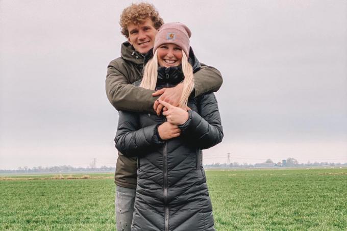 Bruggeling Mathias Vosté met vriendin Angela Dijkstra: “Momenteel heb ik niet de intentie om na mijn carrière naar België terug te keren.” (GF)