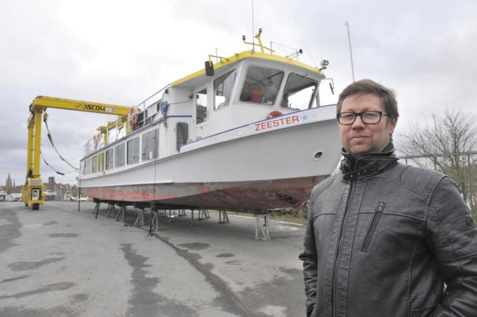 Andy Olislagers van de rederij Seastar: “Onze boten zijn coronaveilig ingericht.”© IV