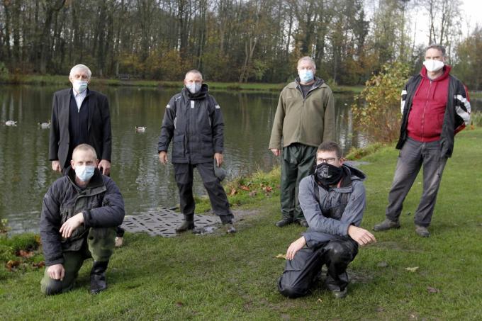 De hengelaars hopen dat in 2021 weer competitie mogelijk wordt.© Foto Coghe