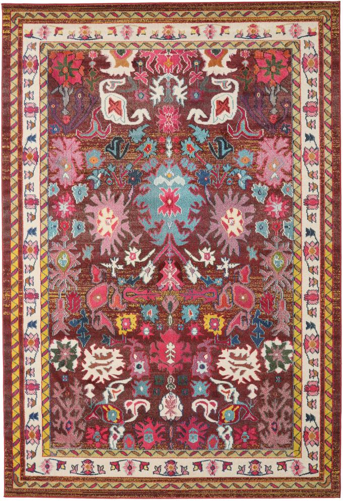 Vintage tapijt in wol met Berber print