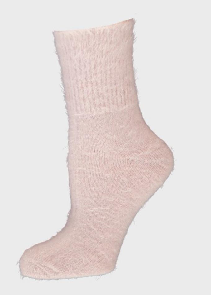 Fluffy roze sokken