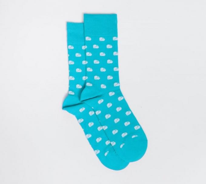 Chaussettes turquoises