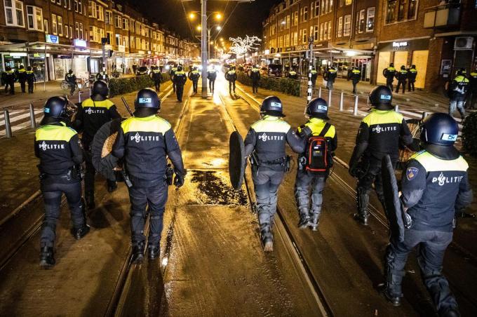 In Nederland kwam het eerder deze week tot zware rellen.© AFP