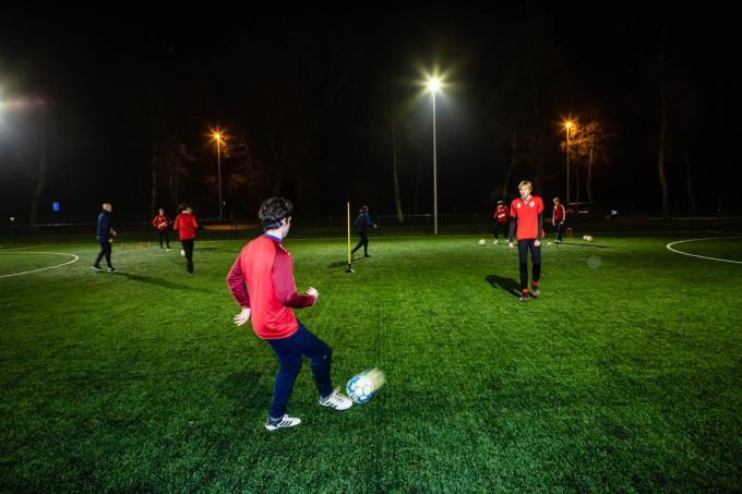 De U17-spelers kunnen weer samen trainen.© Davy Coghe