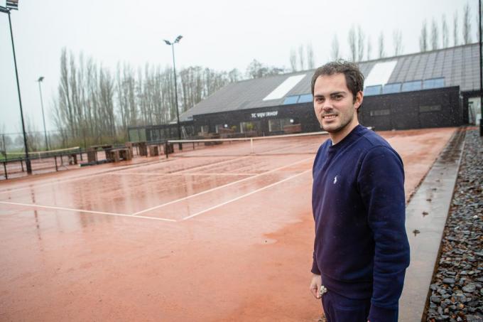 Yannis Baltogianis: “Er worden geen tennisbanen opgeofferd voor de padelterreinen.”© Davy Coghe