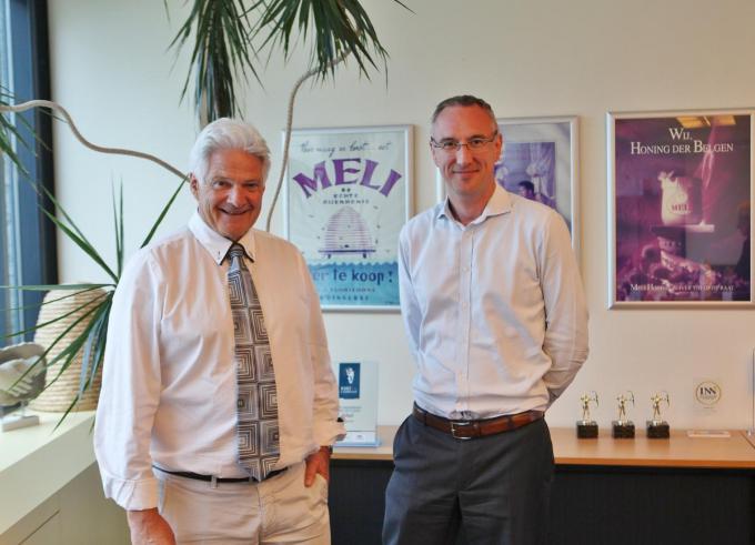 Meli-bestuurder Roland Florizoone en Koen Steurbaut, ceo van Meli.©MYRIAM VAN DEN PUTTE MVO