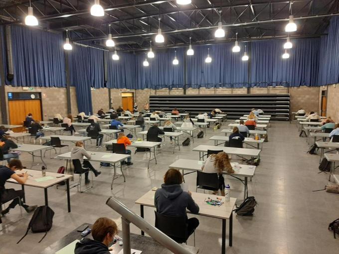 Examenkoorts in het Hofland blijft de uitzondering op de zalensluiting.© JM