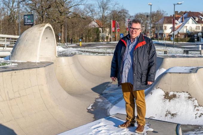 Matti Vandemaele aan de skatebowl. (foto KDS)©Kurt De Schuytener Kurt De Schuytener