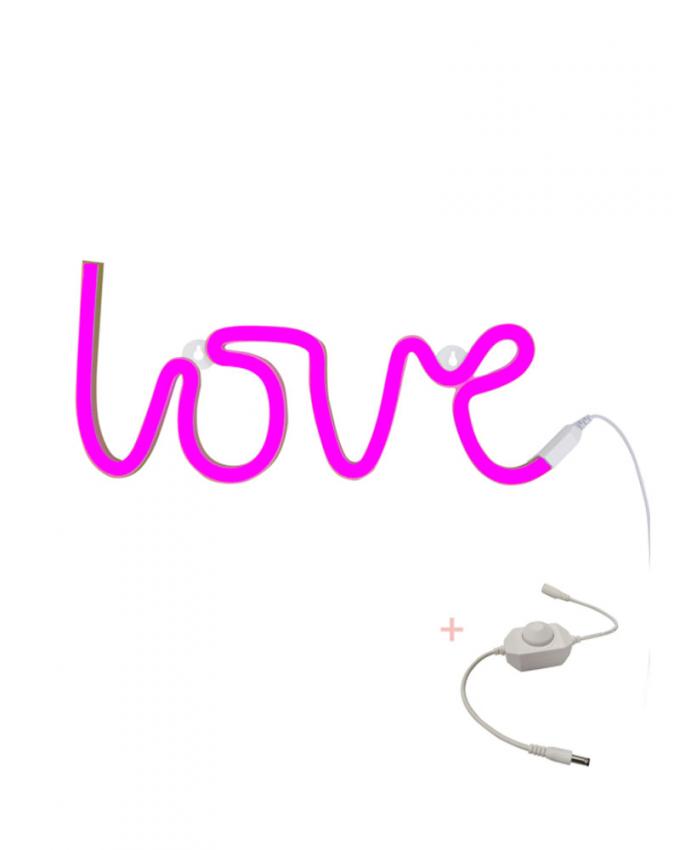 Neonlamp 'Love' + dimmer