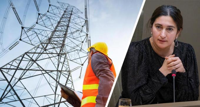 Minister Zuhal Demir (N-VA) wil met een intendant de hoogspanning van het Ventilus-project wegnemen.© Getty/Belga