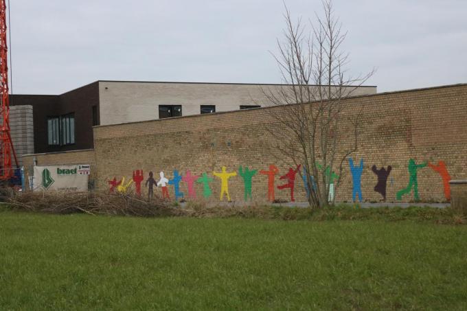 Basisschool De Veerkracht in Woumen blijft voor een week gesloten.© ACK