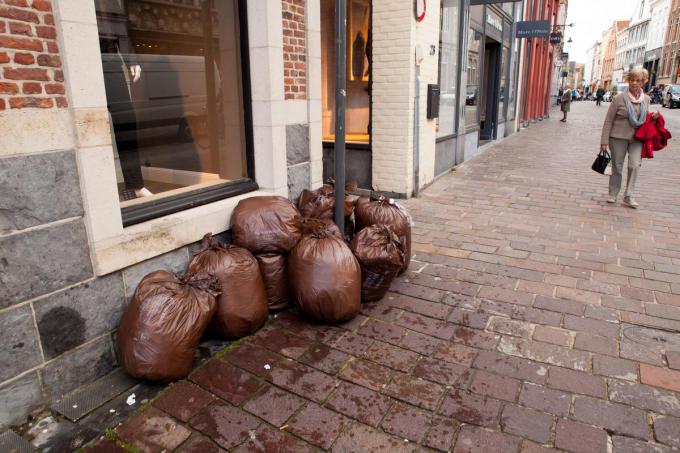 Brugge wil het restafval drastisch verminderen.© Davy Coghe