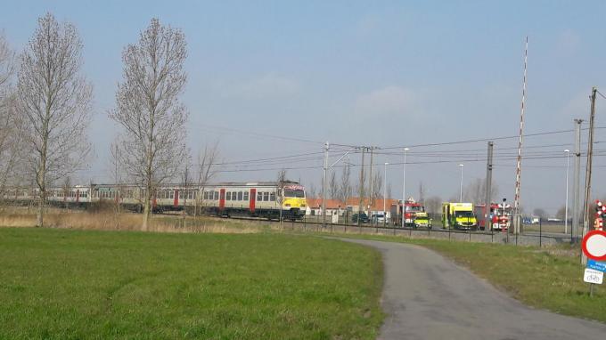 Het ongeval gebeurde rond 10 uur dinsdagmorgen.© JT