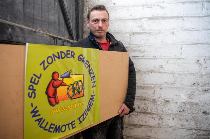 Selim Bakhouche mag het bord van Spel zonder Grenzen nog een jaartje langer opbergen. (foto Frank)©Frank Meurisse Frank Meurisse