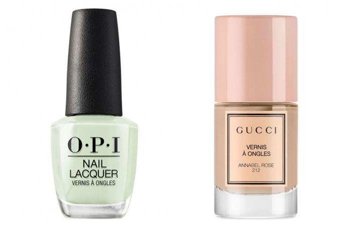 Pistachegroen + beige