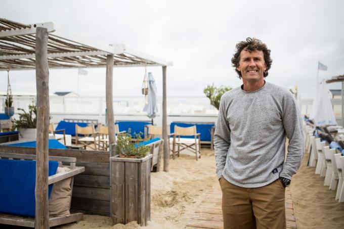 Erwin Renders van de Blue Beach in Blankenberge: “Goed dat we nu een vaste plaats hebben.”©Davy Coghe Davy Coghe