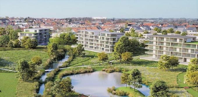 De grote wijk krijgt een centraal stadspark.© gf