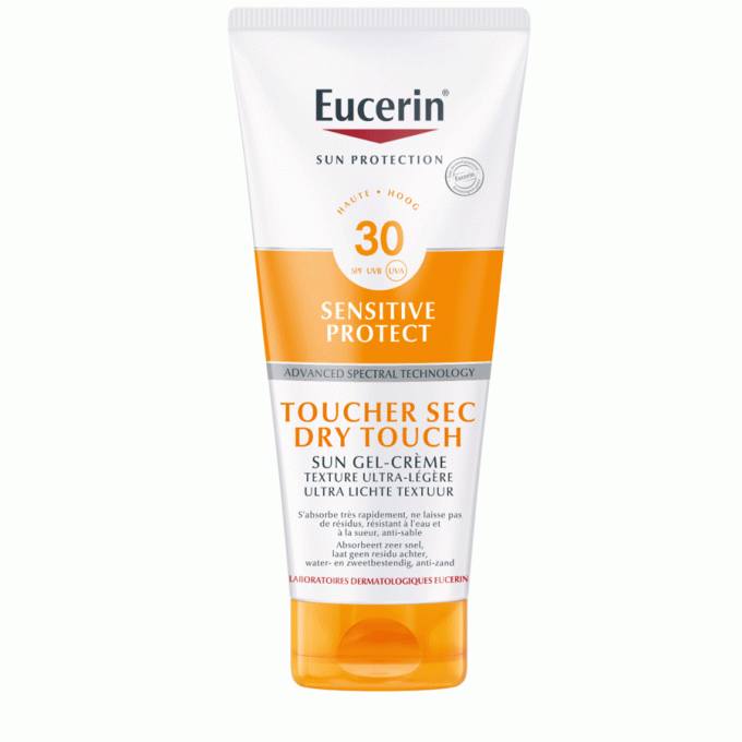 Sun Gel-Crème Toucher Sec Sensitive Protect SPF 50+