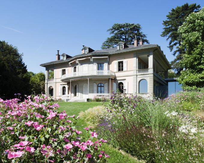 Façade de la Fondation de l'Hermitage