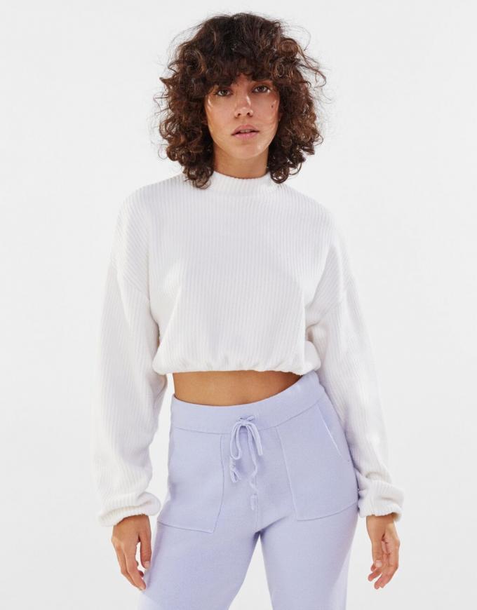 Cropped sweater