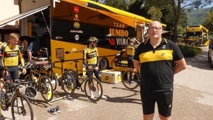 Wim Vanneste kwam per toeval bij het team van Jumbo Visma terecht. (gf)