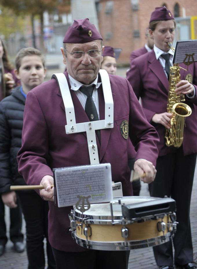 Ludo Soenens op stap tijdens de Sint-Ceciliaviering van 2019.© (Foto FODI)