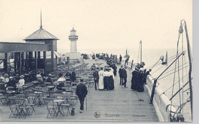 Zo zag het havenlicht er uit voor de Eerste Wereldoorlog.© Beeldbank Kusterfgoed