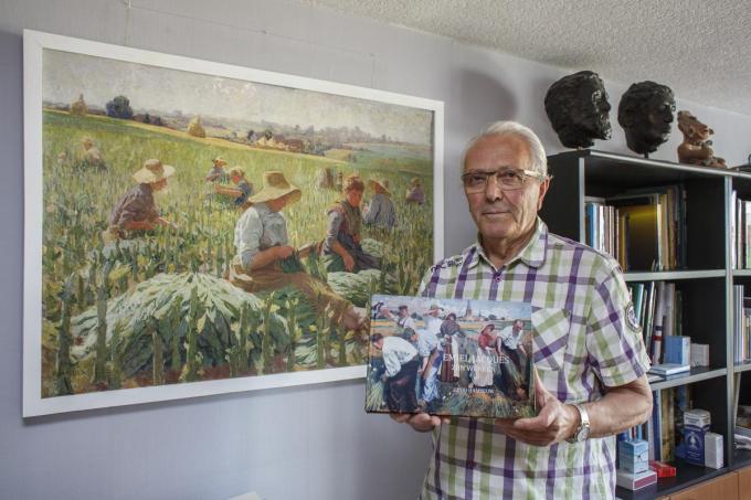 Ludo Hameeuw schreef boek over schilder Emiel Jacques.© JS