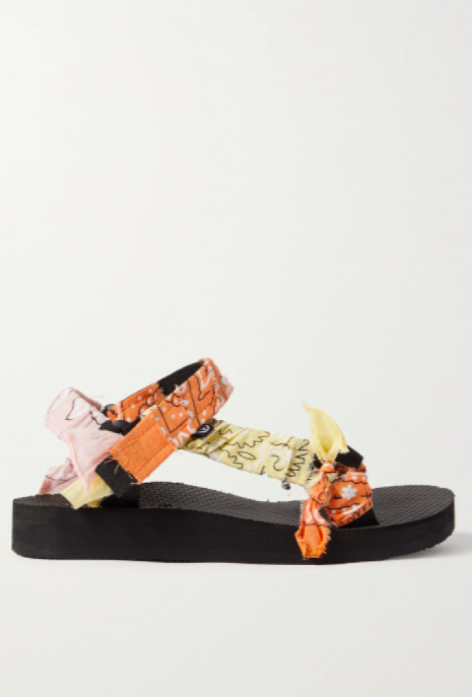 Teva-sandaal met paisley-print