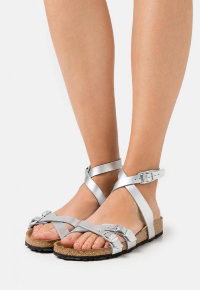 Metallic sandalen