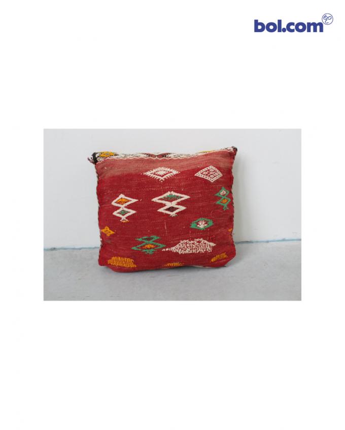 Stijl 1 - Meerkleurige Marokkaans kelim kussens