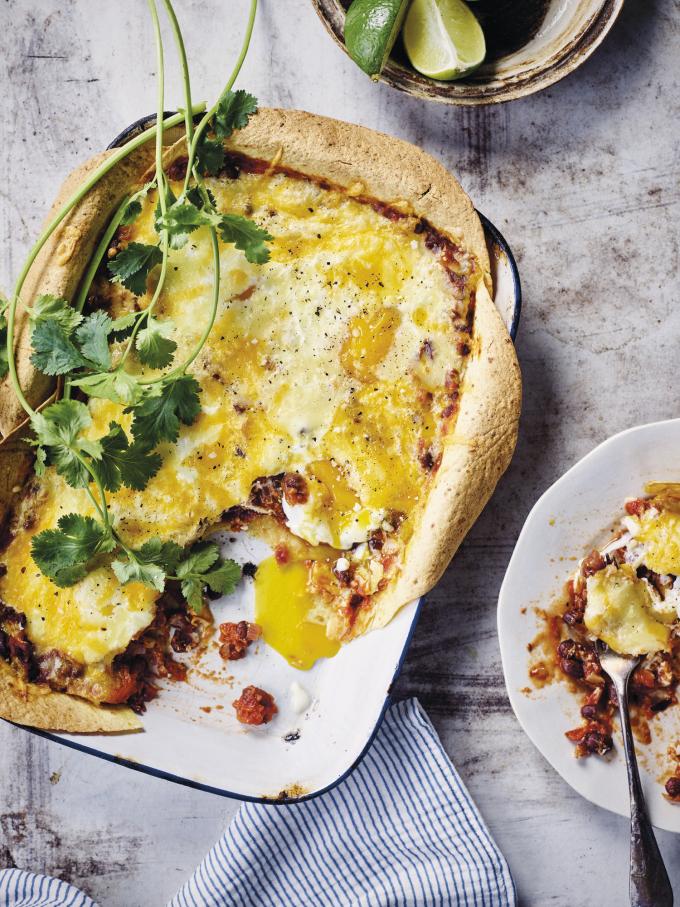 Hartig met de Mexicaanse brunchschotel met eieren