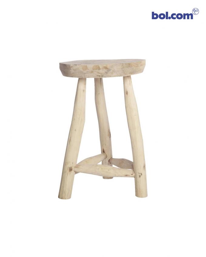 Droomdecor 1:  Houten kruk